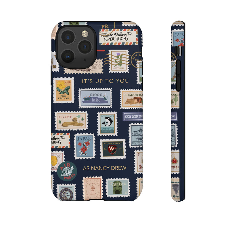 Nancy Drew Travel Stamps Phone Case