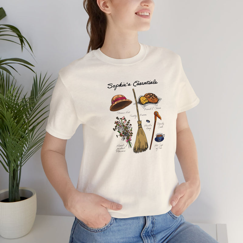 Sophie’s Essentials Tshirt | Unisex Short-sleeved Tshirt | Ghibli Inspired