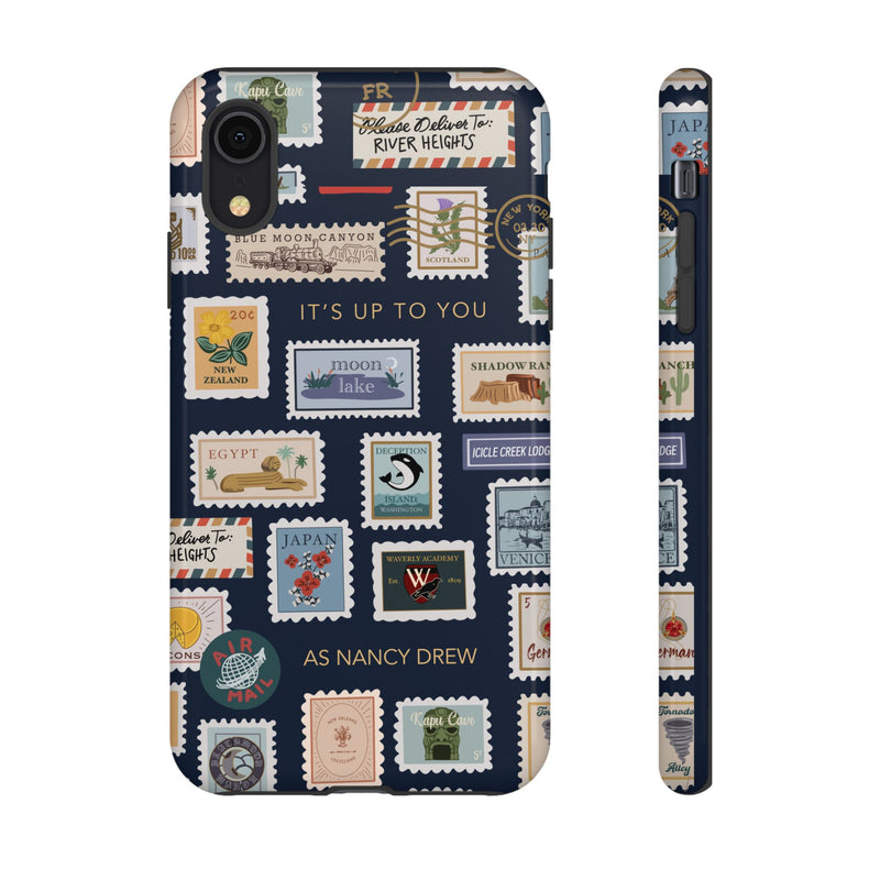 Nancy Drew Travel Stamps Phone Case