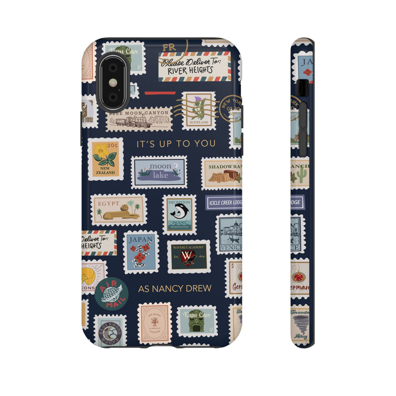 Nancy Drew Travel Stamps Phone Case