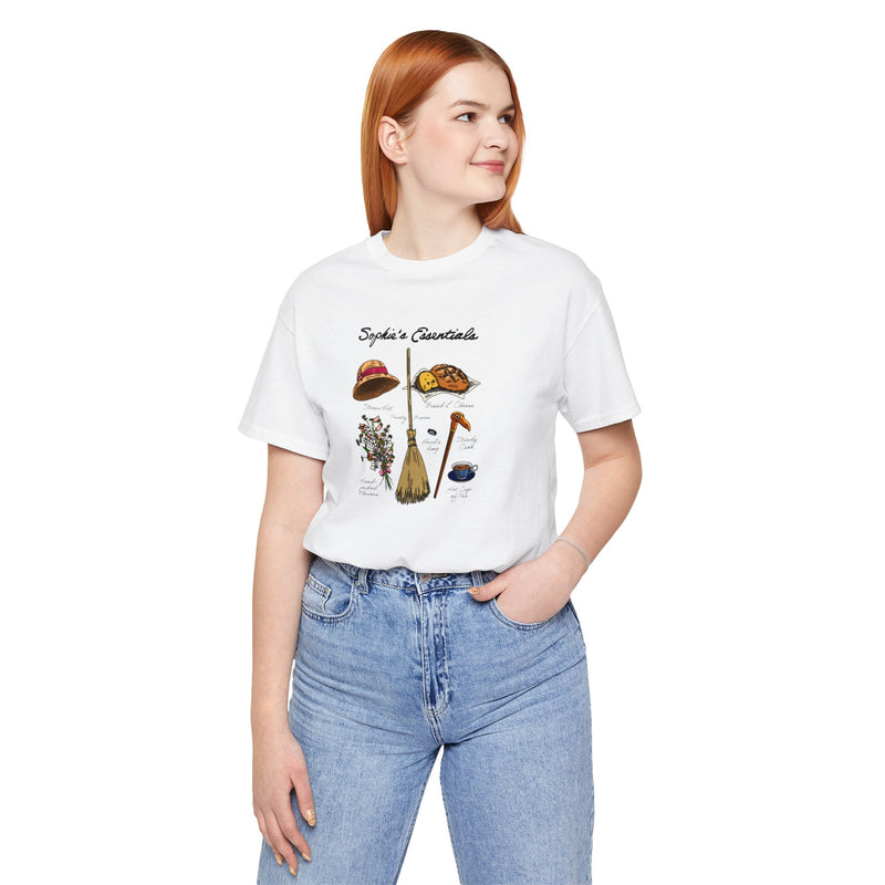 Sophie’s Essentials Tshirt | Unisex Short-sleeved Tshirt | Ghibli Inspired