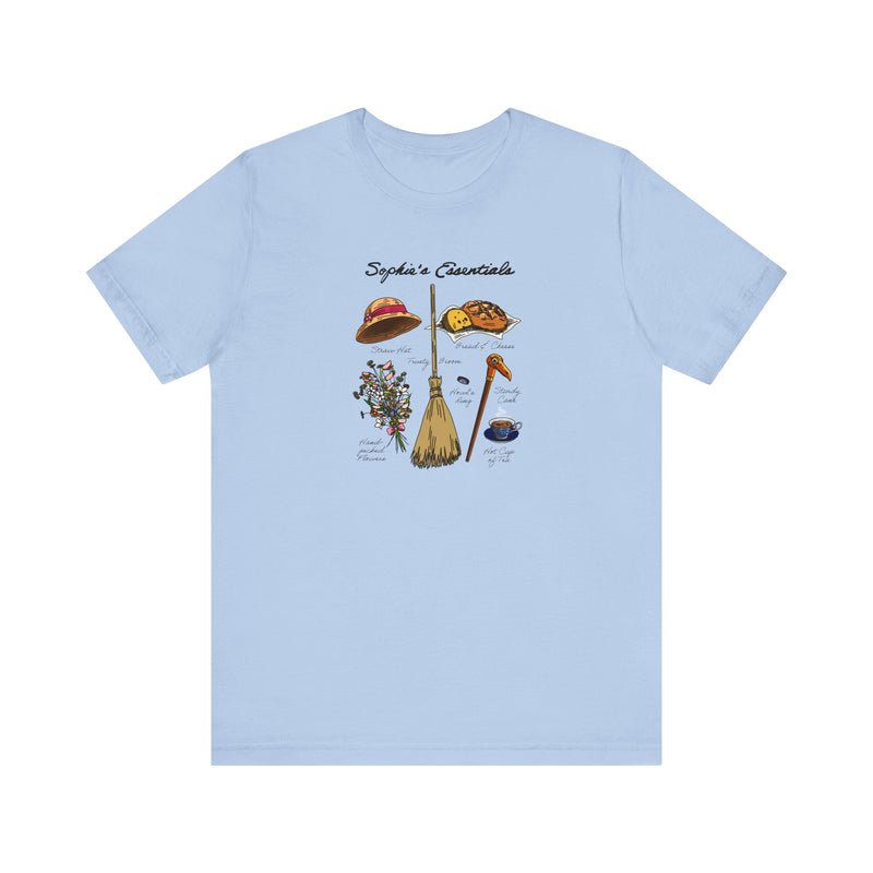 Sophie’s Essentials Tshirt | Unisex Short-sleeved Tshirt | Ghibli Inspired