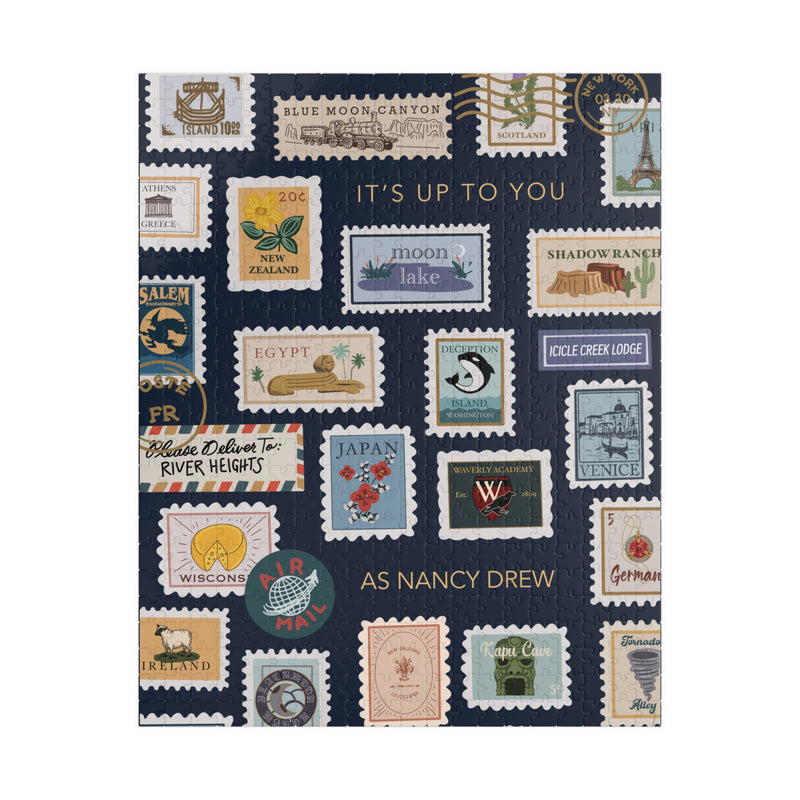 Nancy Drew Travel Stamps Puzzle (110, 252, 520-piece)