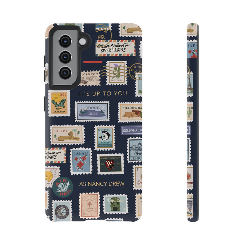 Nancy Drew Travel Stamps Phone Case