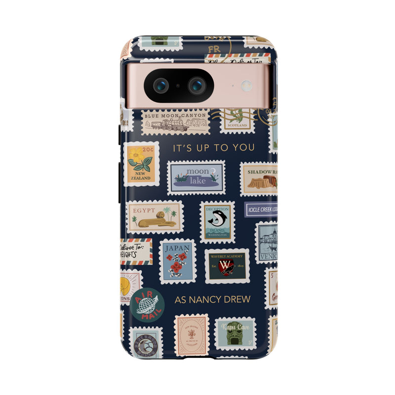 Nancy Drew Travel Stamps Phone Case