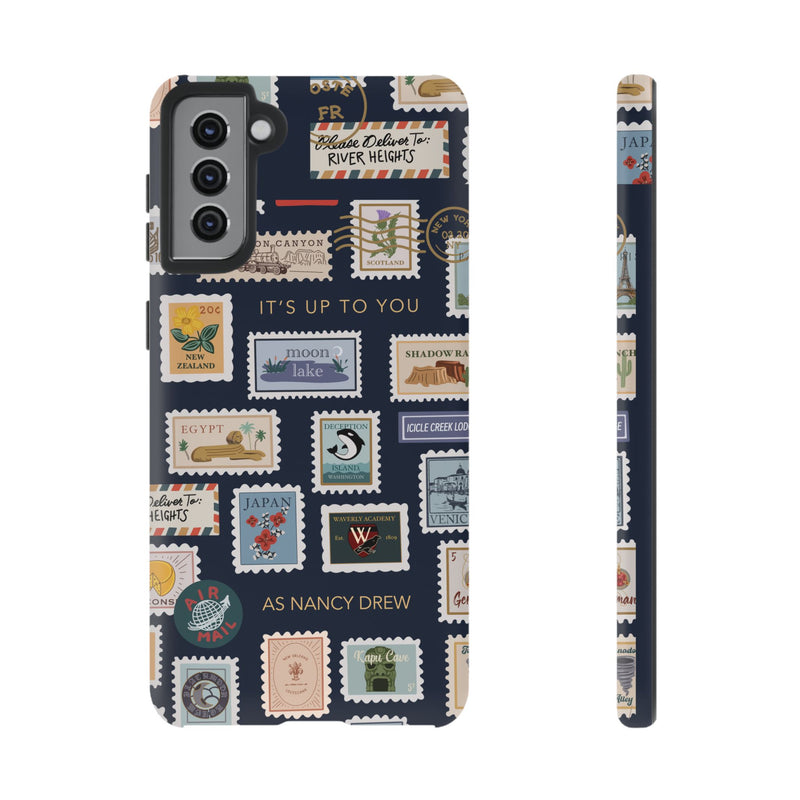 Nancy Drew Travel Stamps Phone Case