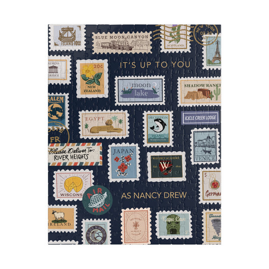 Nancy Drew Travel Stamps Puzzle (110, 252, 520-piece)