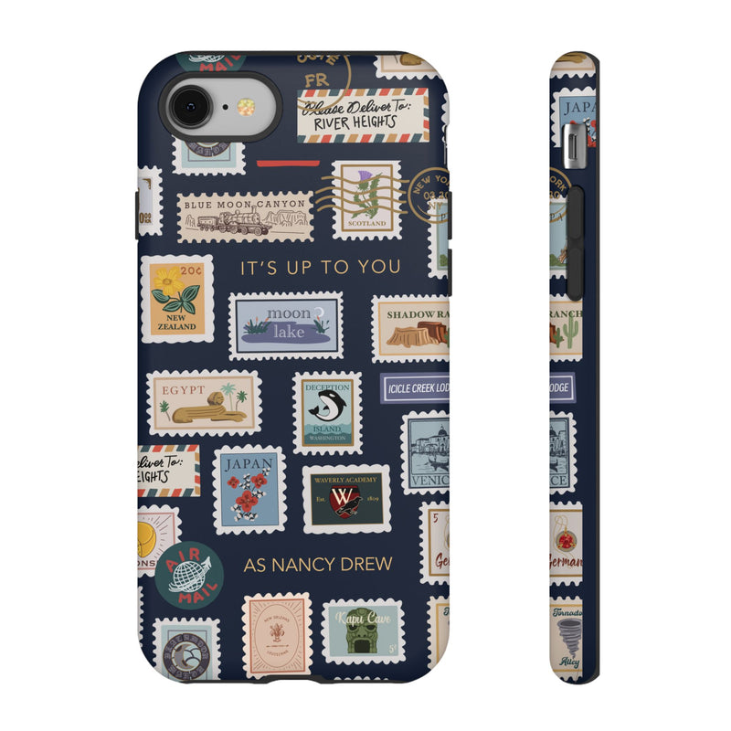 Nancy Drew Travel Stamps Phone Case