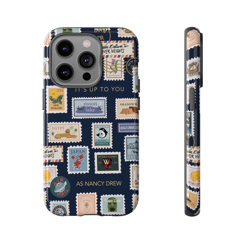 Nancy Drew Travel Stamps Phone Case