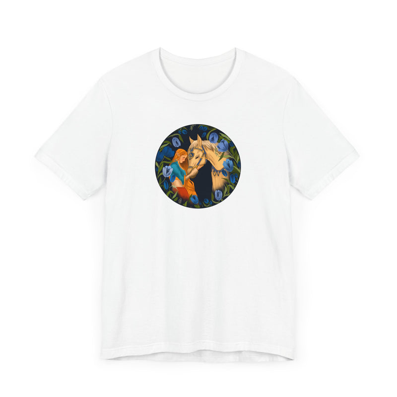 The Princess and Her Horse Unisex Tee