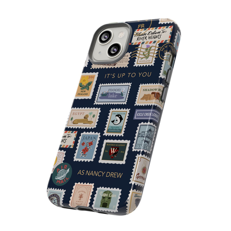 Nancy Drew Travel Stamps Phone Case