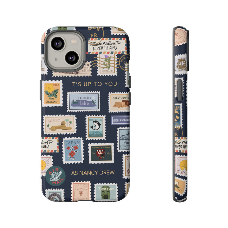 Nancy Drew Travel Stamps Phone Case