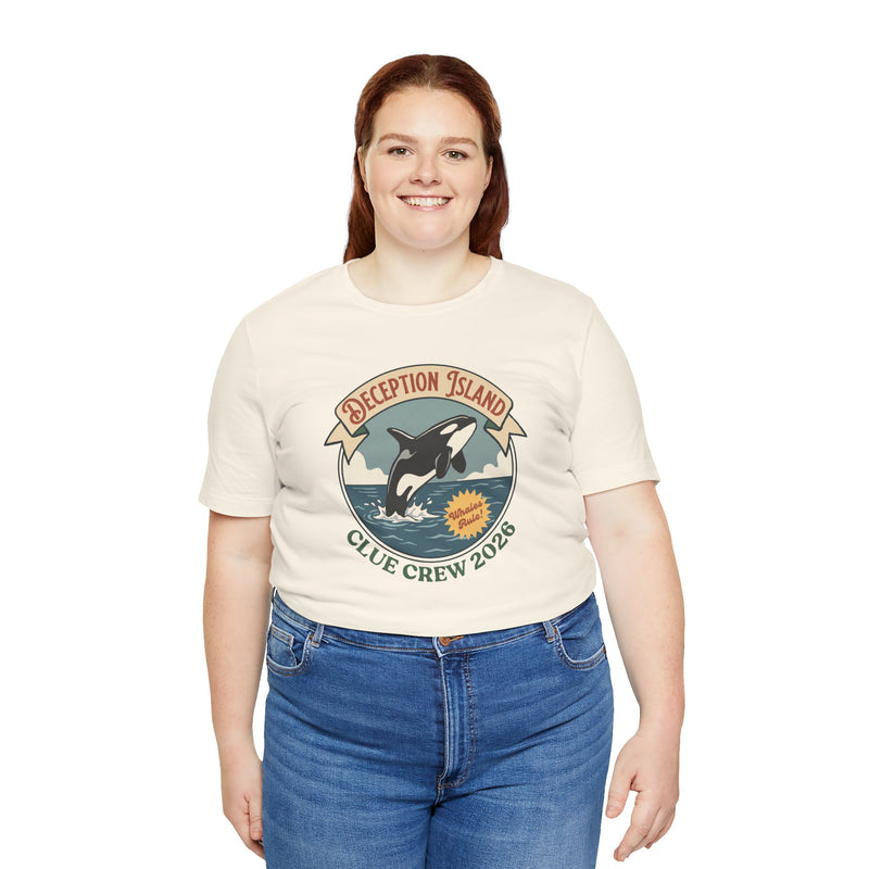 Clue Crew Trip 2026 Unisex Jersey Short Sleeve Tee