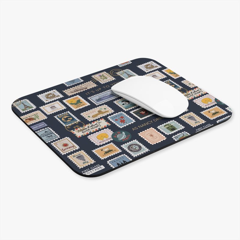 Nancy Drew Stamps Design Mouse Pad (Rectangle)