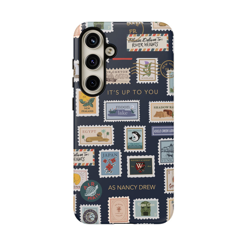 Nancy Drew Travel Stamps Phone Case