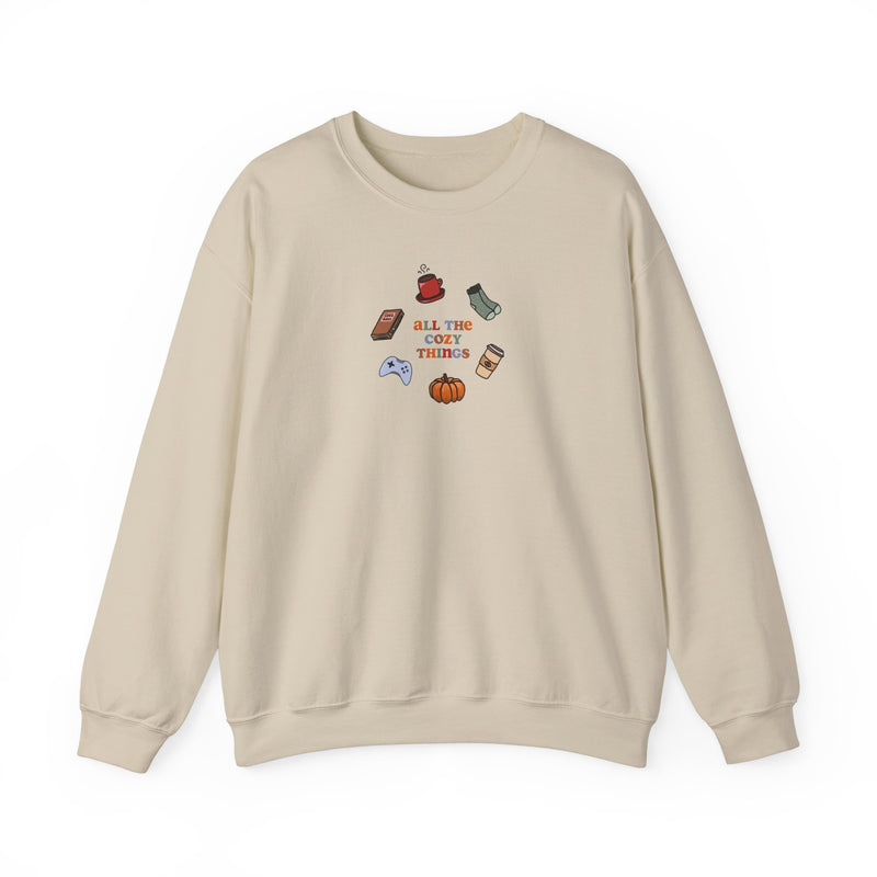 All the Cozy Things Sweatshirt | Unisex Sweatshirt | Fall Collection