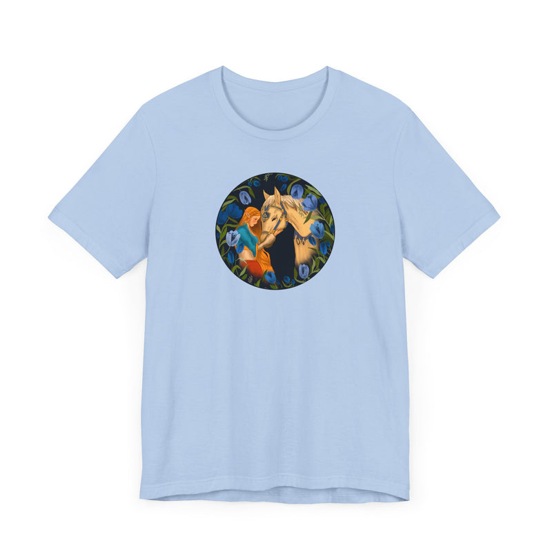 The Princess and Her Horse Unisex Tee