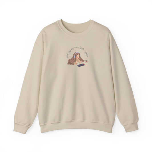 Playing My Cozy Little Games | Unisex Sweatshirt | Cozy Gamer