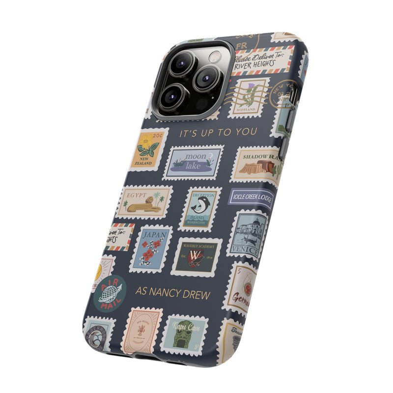 Nancy Drew Travel Stamps Phone Case