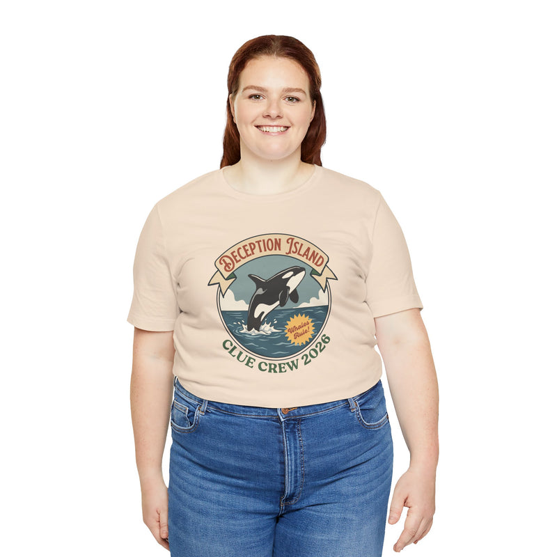 Clue Crew Trip 2026 Unisex Jersey Short Sleeve Tee