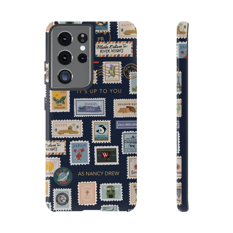 Nancy Drew Travel Stamps Phone Case