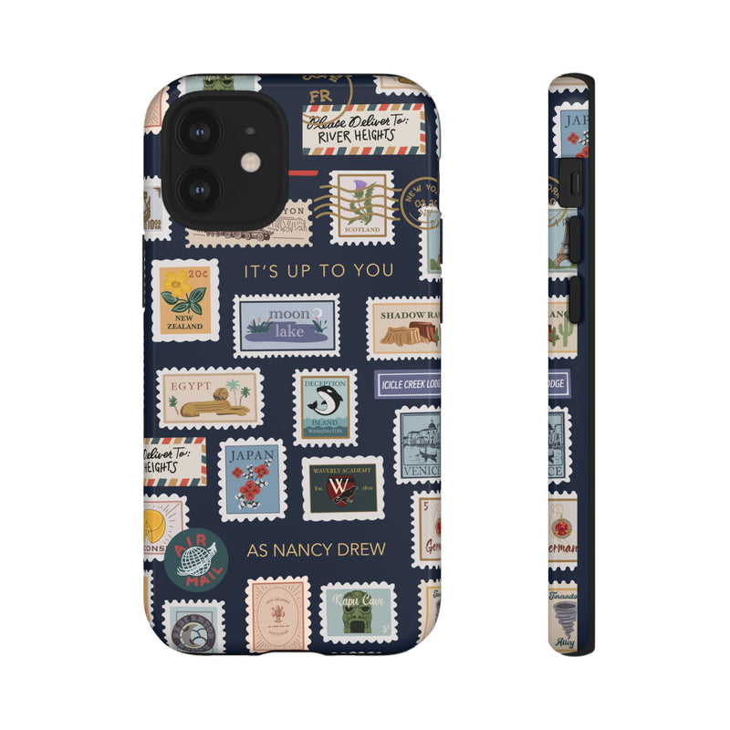 Nancy Drew Travel Stamps Phone Case