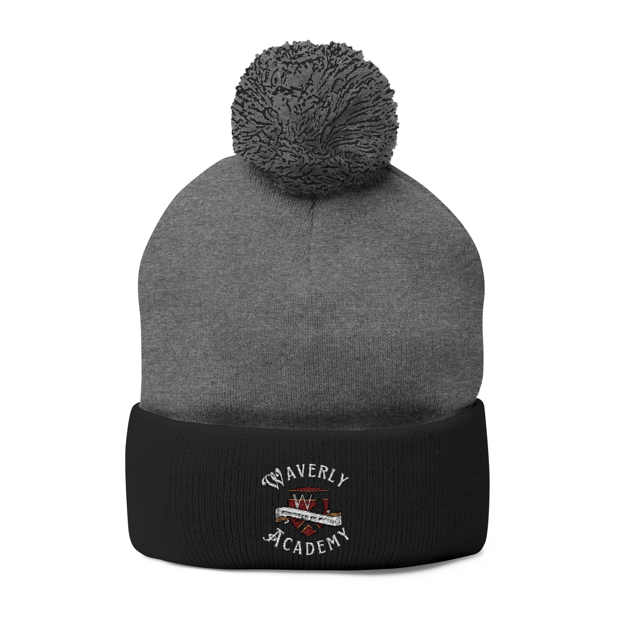 Waverly Academy Pom-Pom Knit Cap (Embroidery) Nancy Drew – Cozy