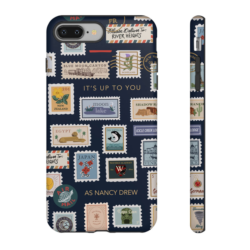 Nancy Drew Travel Stamps Phone Case