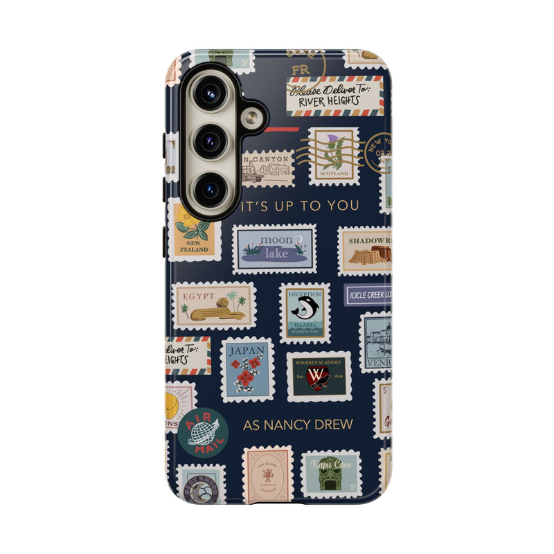 Nancy Drew Travel Stamps Phone Case