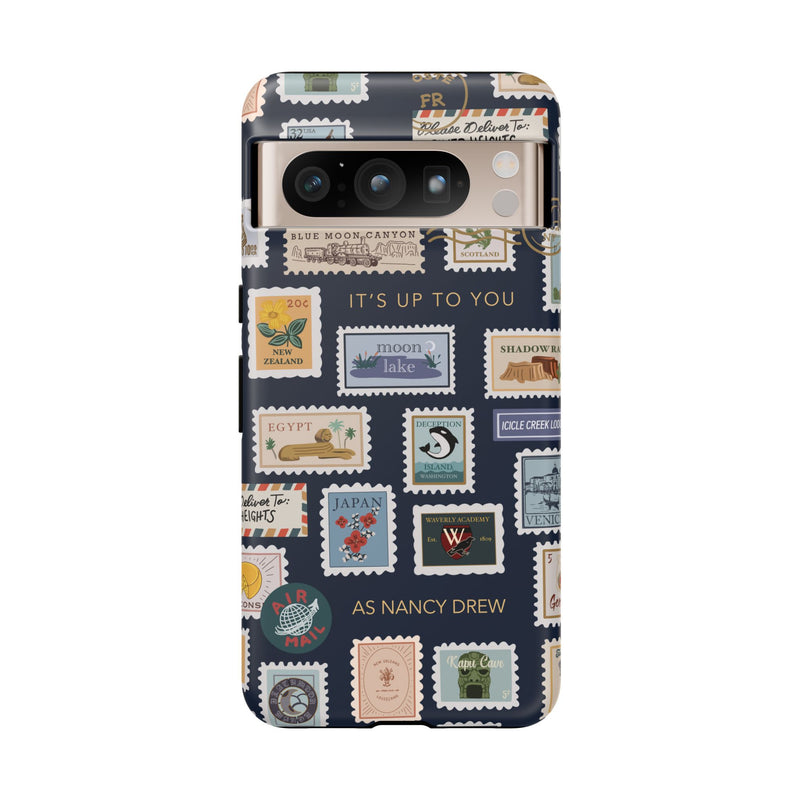 Nancy Drew Travel Stamps Phone Case