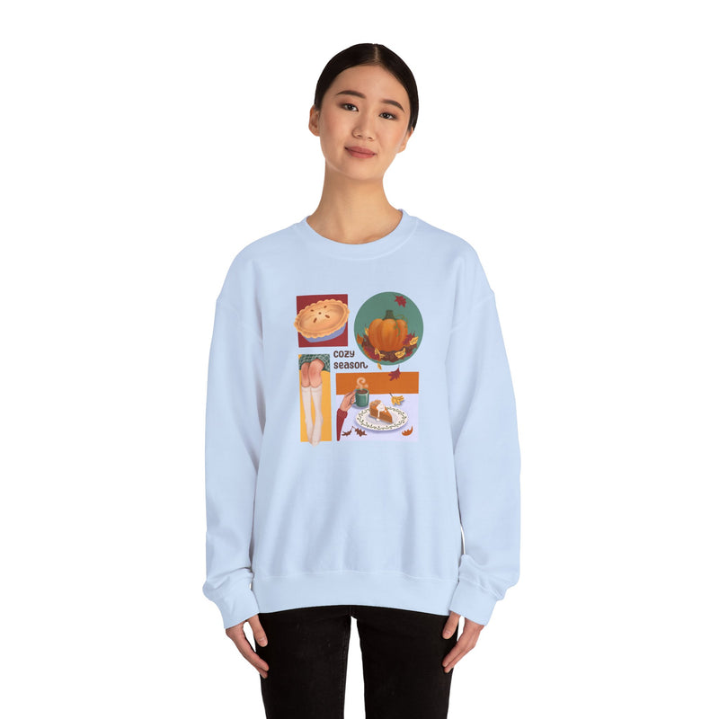 Cozy Season Collage Sweatshirt