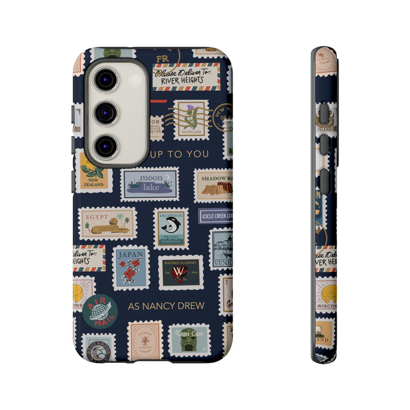 Nancy Drew Travel Stamps Phone Case