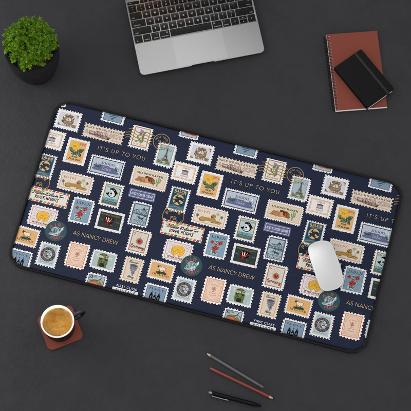 Nancy Drew Stamps Design Desk Mat (3 sizes)