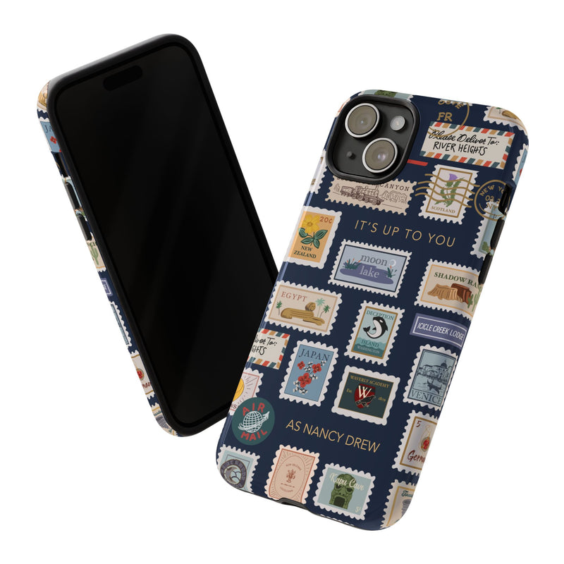 Nancy Drew Travel Stamps Phone Case