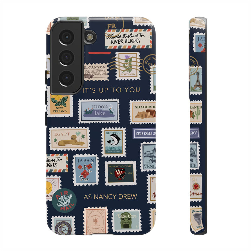 Nancy Drew Travel Stamps Phone Case