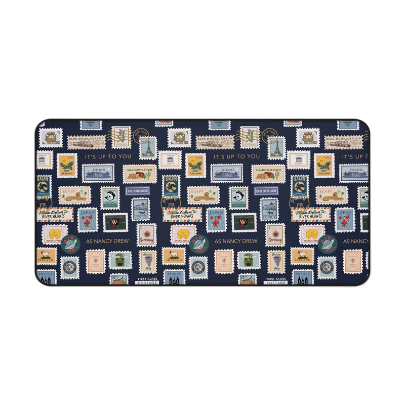 Nancy Drew Stamps Design Desk Mat (3 sizes)