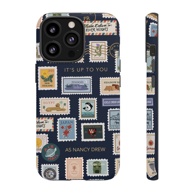 Nancy Drew Travel Stamps Phone Case