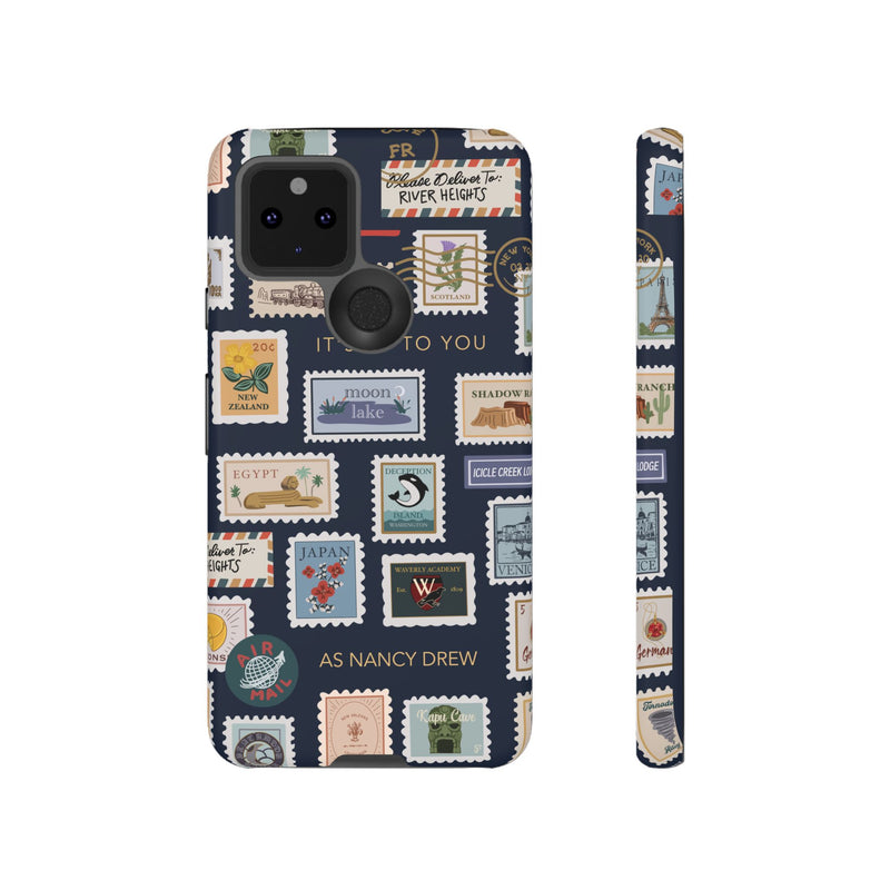 Nancy Drew Travel Stamps Phone Case