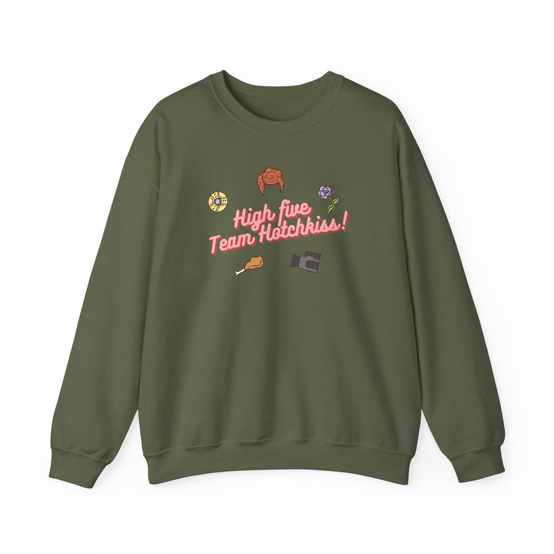 High Five Team Hotchkiss! | Unisex Crewneck Sweatshirt | Nancy Drew