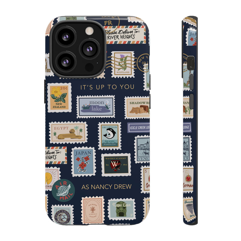 Nancy Drew Travel Stamps Phone Case