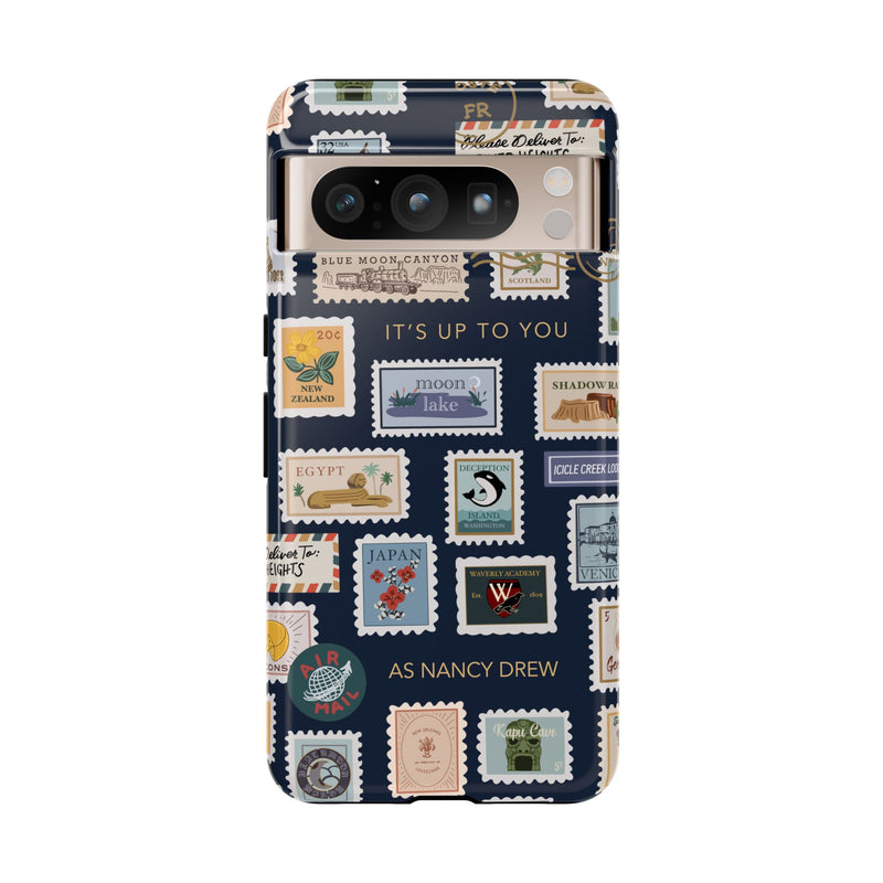 Nancy Drew Travel Stamps Phone Case