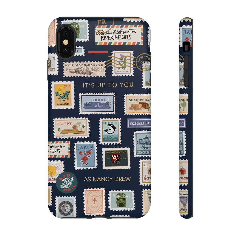 Nancy Drew Travel Stamps Phone Case