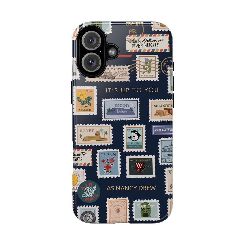 Nancy Drew Travel Stamps Phone Case