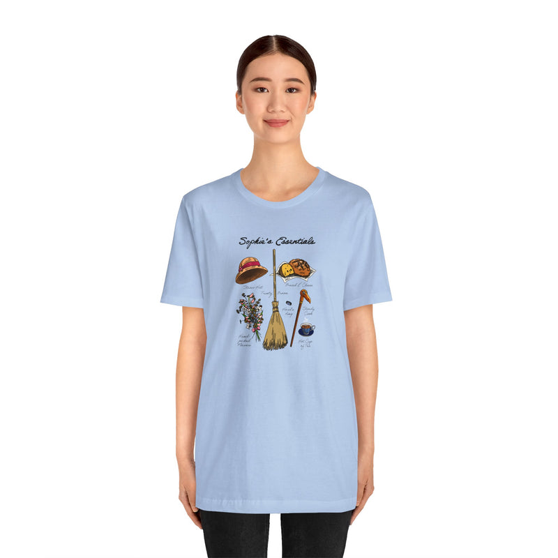 Sophie’s Essentials Tshirt | Unisex Short-sleeved Tshirt | Ghibli Inspired