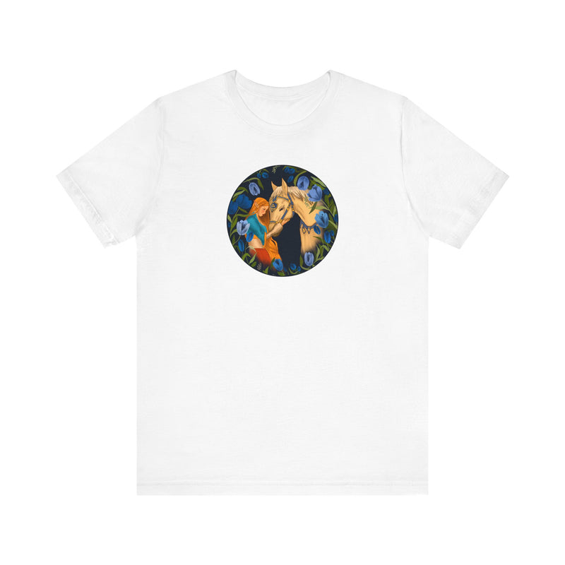 The Princess and Her Horse Unisex Tee