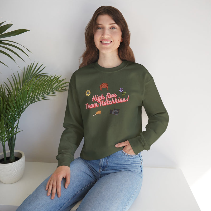 High Five Team Hotchkiss! | Unisex Crewneck Sweatshirt | Nancy Drew