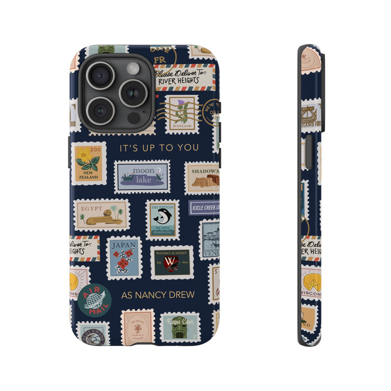 Nancy Drew Travel Stamps Phone Case