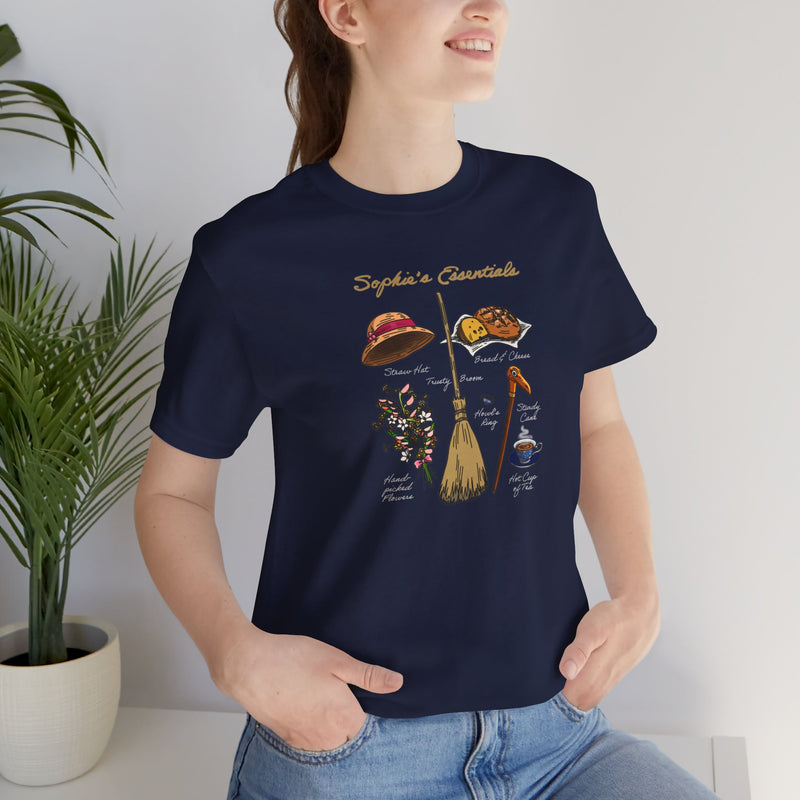 Sophie’s Essentials Tshirt | Unisex Short-sleeved Tshirt | Ghibli Inspired