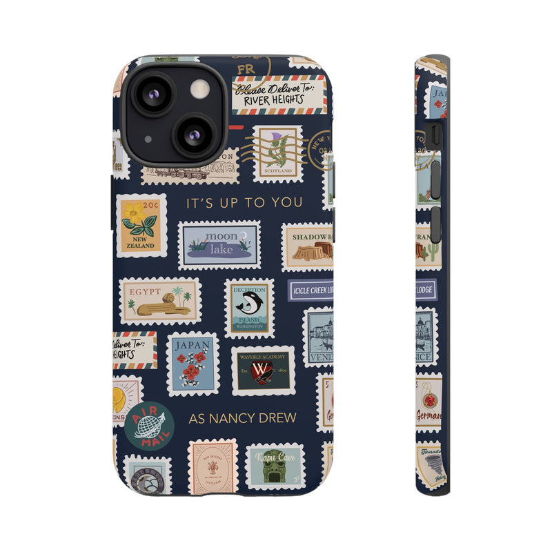 Nancy Drew Travel Stamps Phone Case