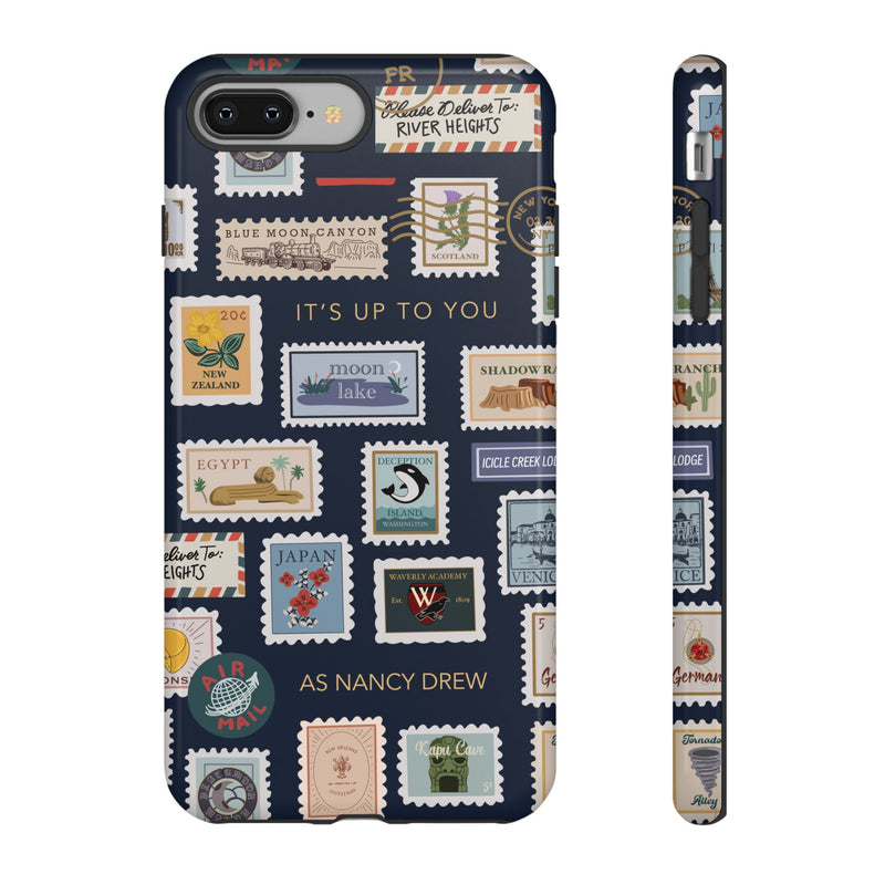 Nancy Drew Travel Stamps Phone Case